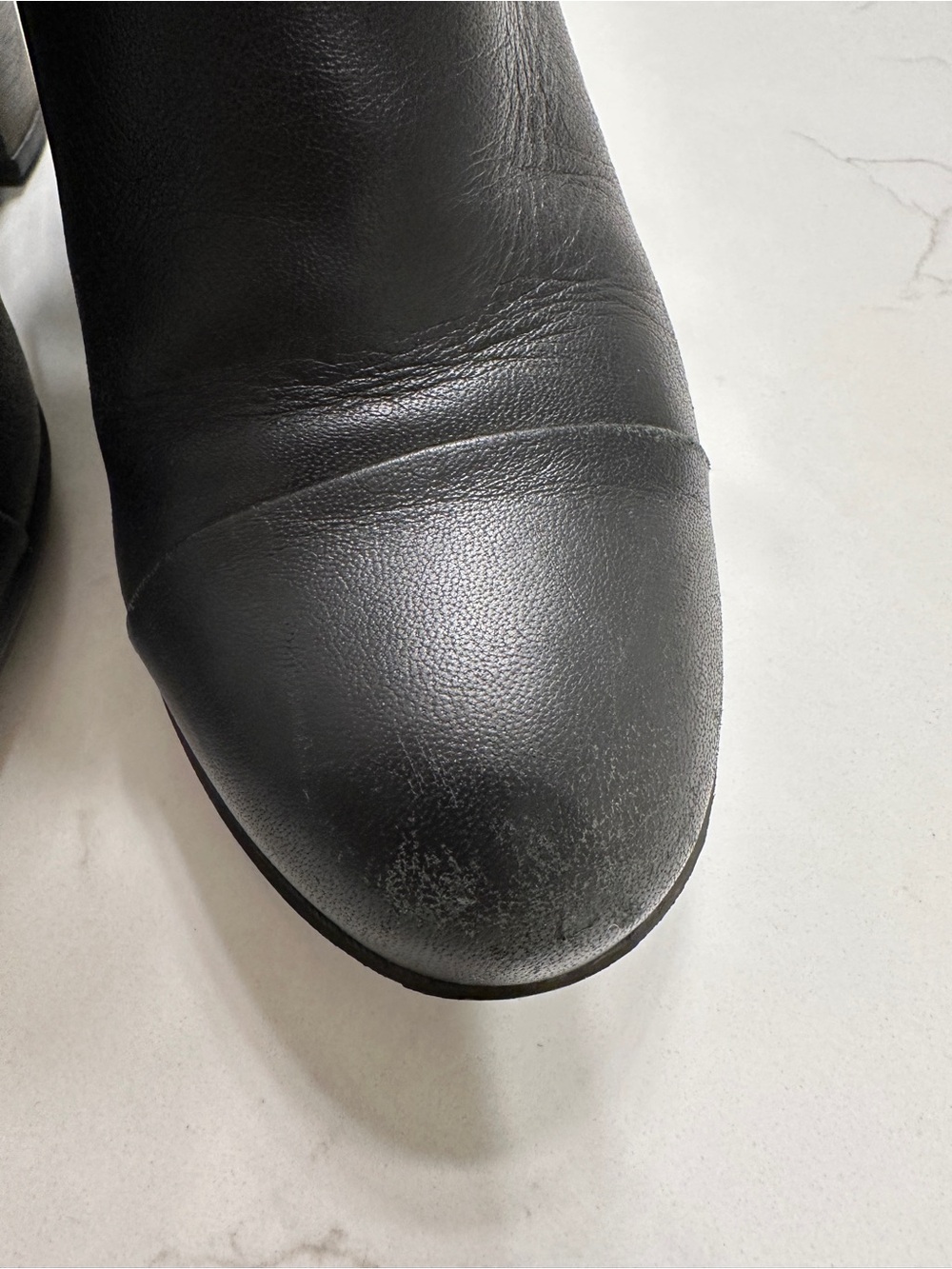 Clark’s Heeled Black Leather Women's Ankle Boots - Picture 5 of 13